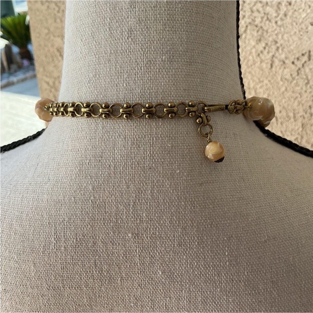 Heidi Daus Beaded Necklace with Fan Pendant - Picture 6 of 7